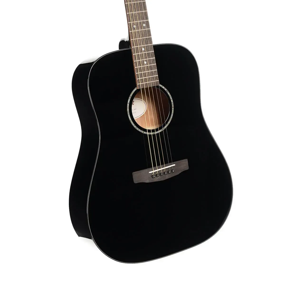 Cort Earth60CE Acoustic-Electric Guitar – Black — view 2