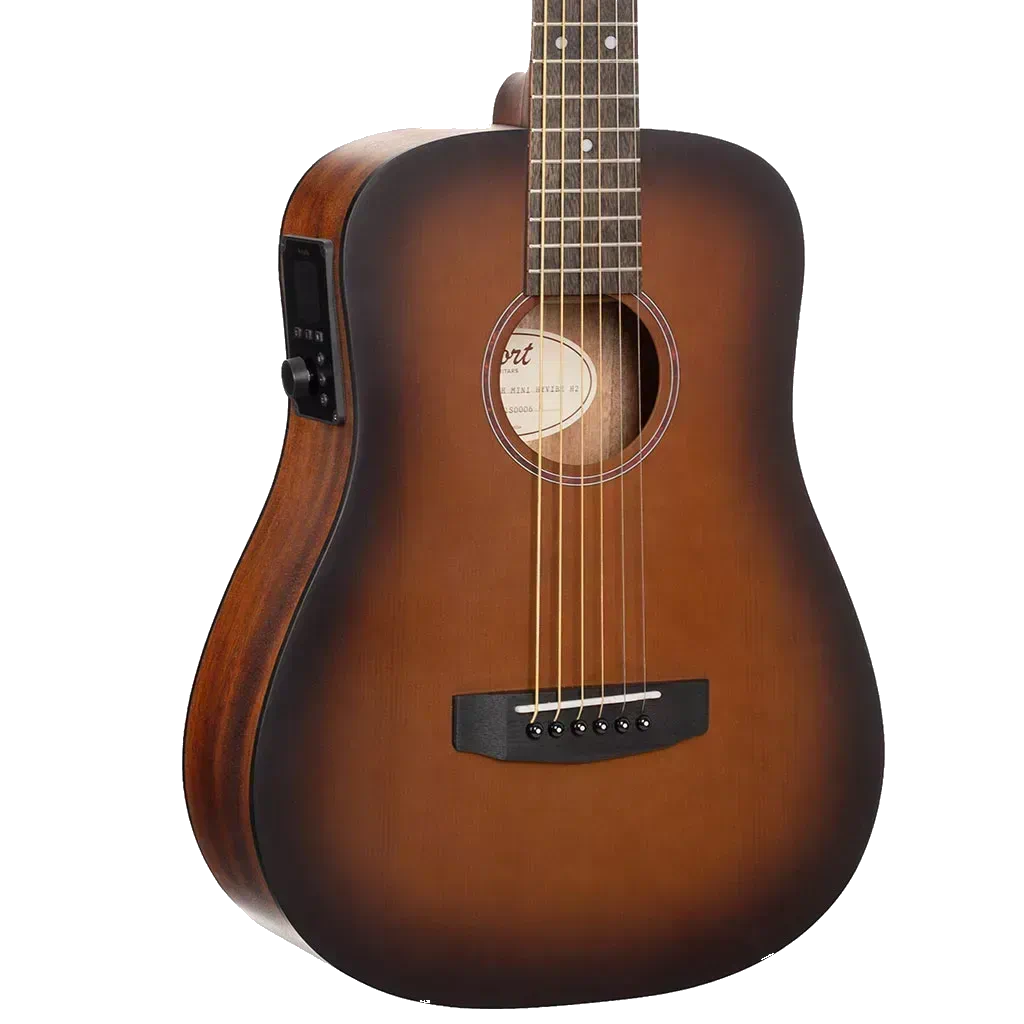 Cort Earth GO Acoustic Travel Guitar with HyVibe Smart Guitar System