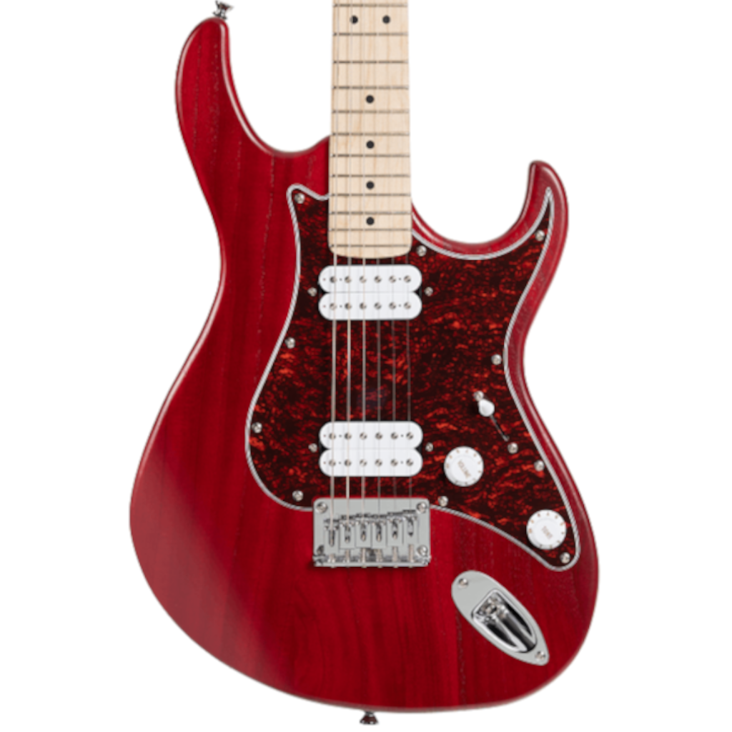 Cort G100 HH Electric Guitar – Open Pore Black Cherry