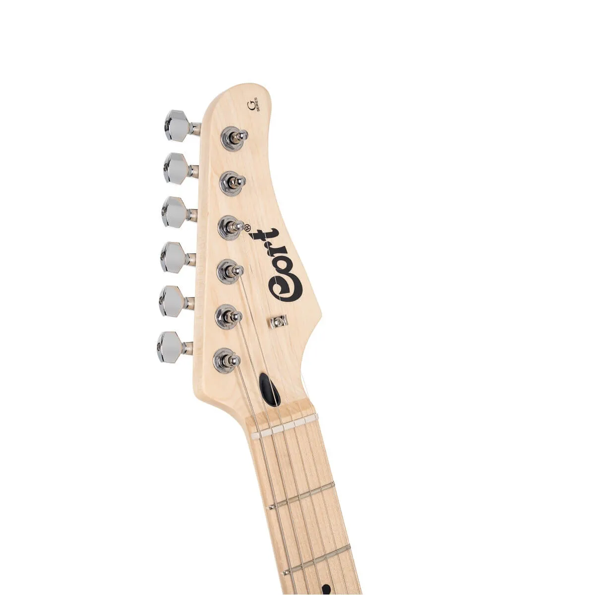 Cort G100 HH Electric Guitar – Open Pore Black Cherry — view 6