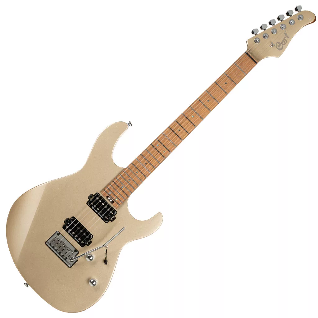 Cort G300 Pro HH Electric Guitar – American Basswood Body – Metallic Gold — view 2