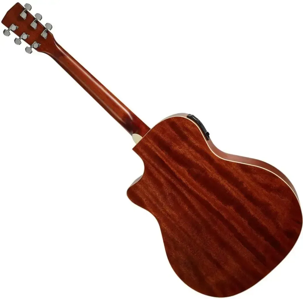 Cort GA-MEDX Mahogany Acoustic Guitar – Open Pore Mahogany — view 5