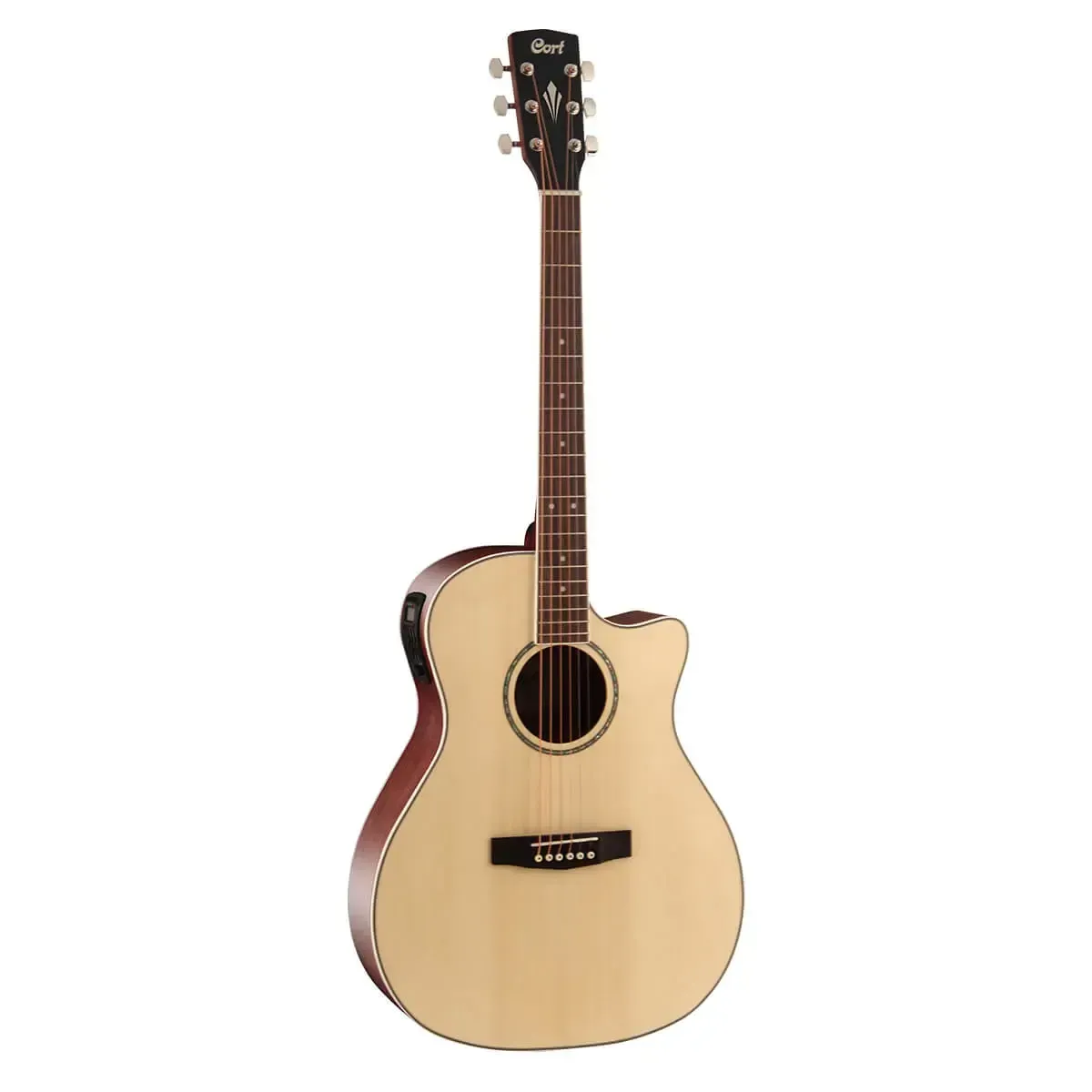 Cort GA-MEDX Acoustic-Electric Guitar – Natural — view 2