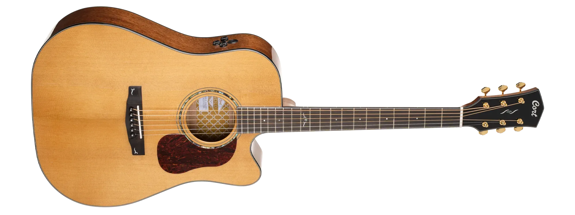 Cort Gold DC-6 Acoustic-electric Guitar - Natural — view 2