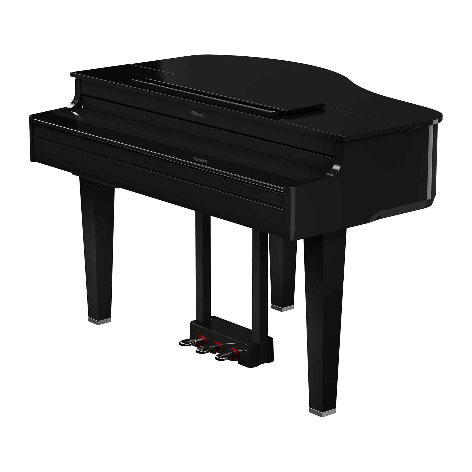 Roland GP-6 Digital Baby Grand Piano - Polished Ebony — view 2