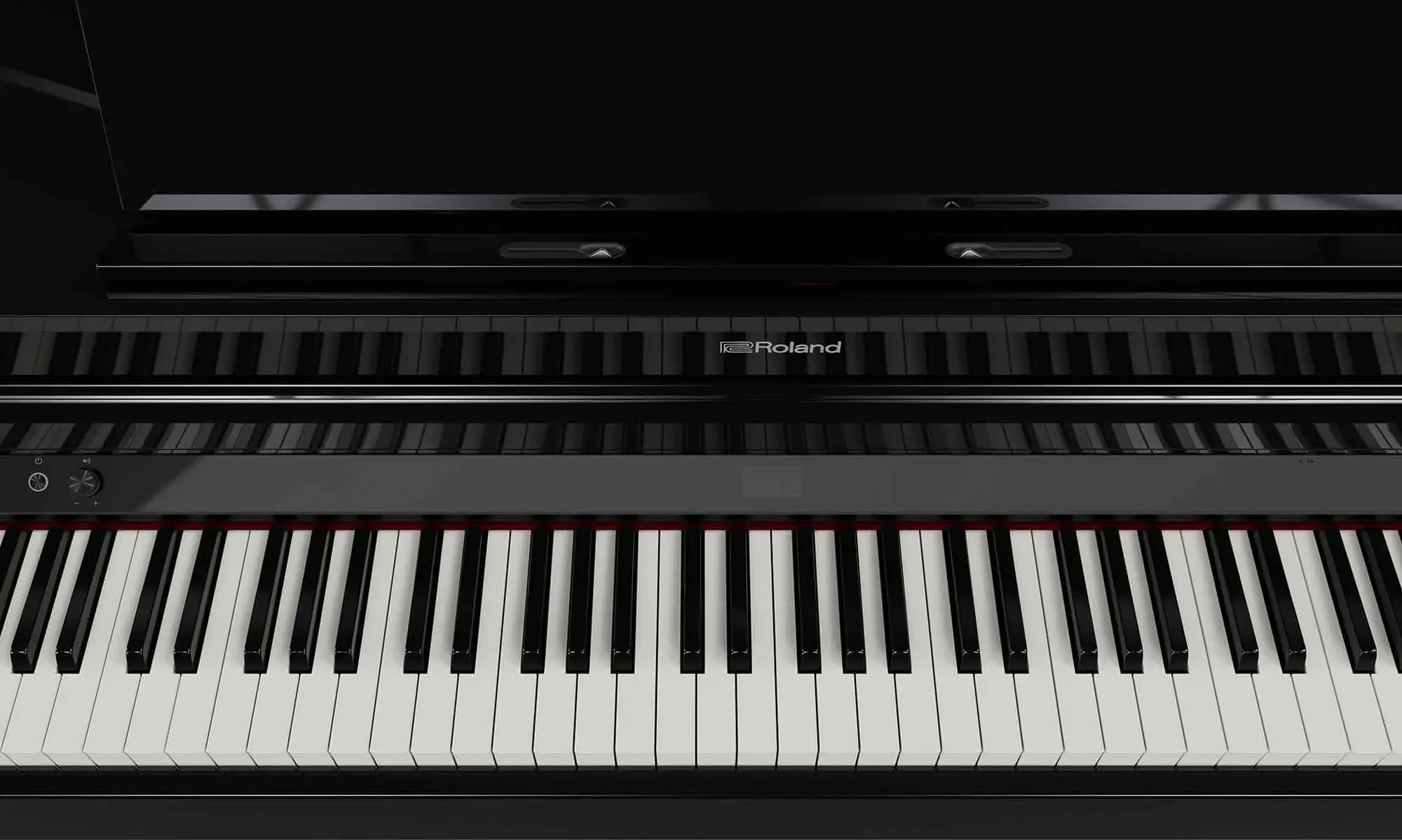 Roland GP-6 Digital Baby Grand Piano - Polished Ebony — view 5