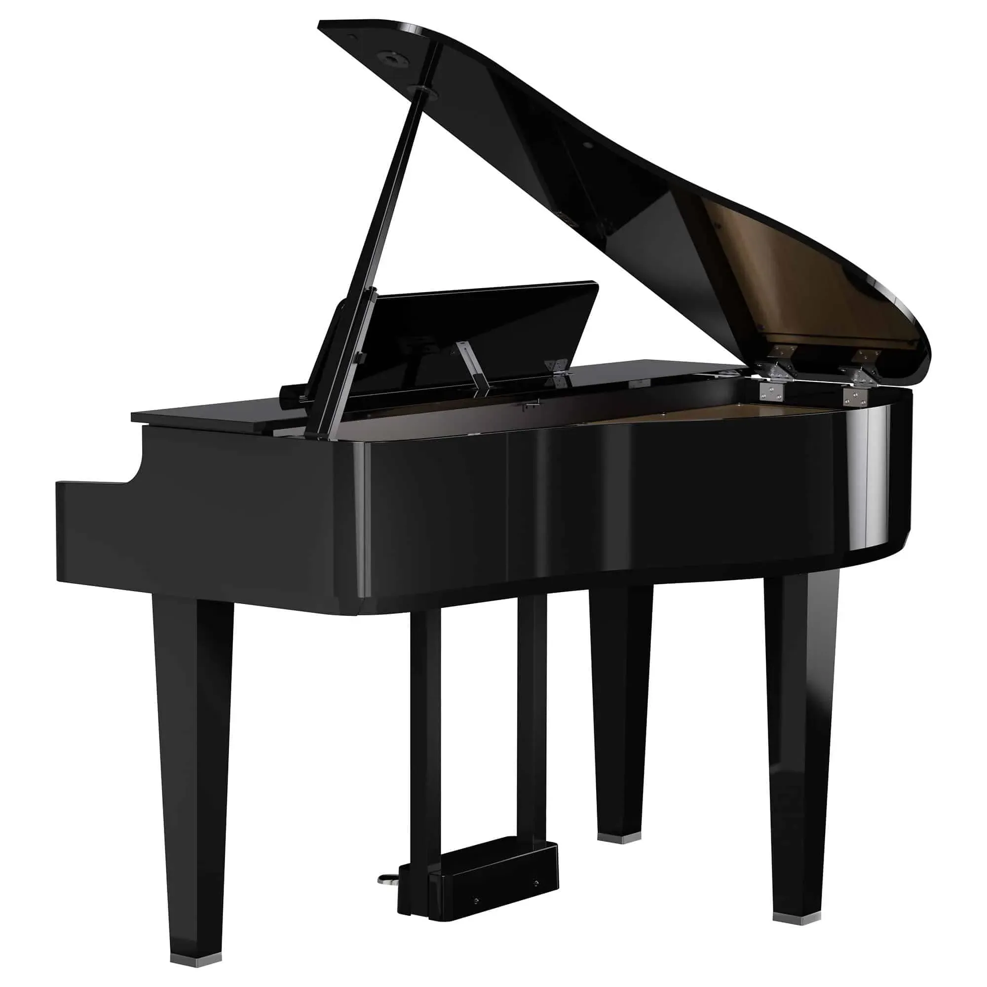 Roland GP-6 Digital Baby Grand Piano - Polished Ebony — view 6