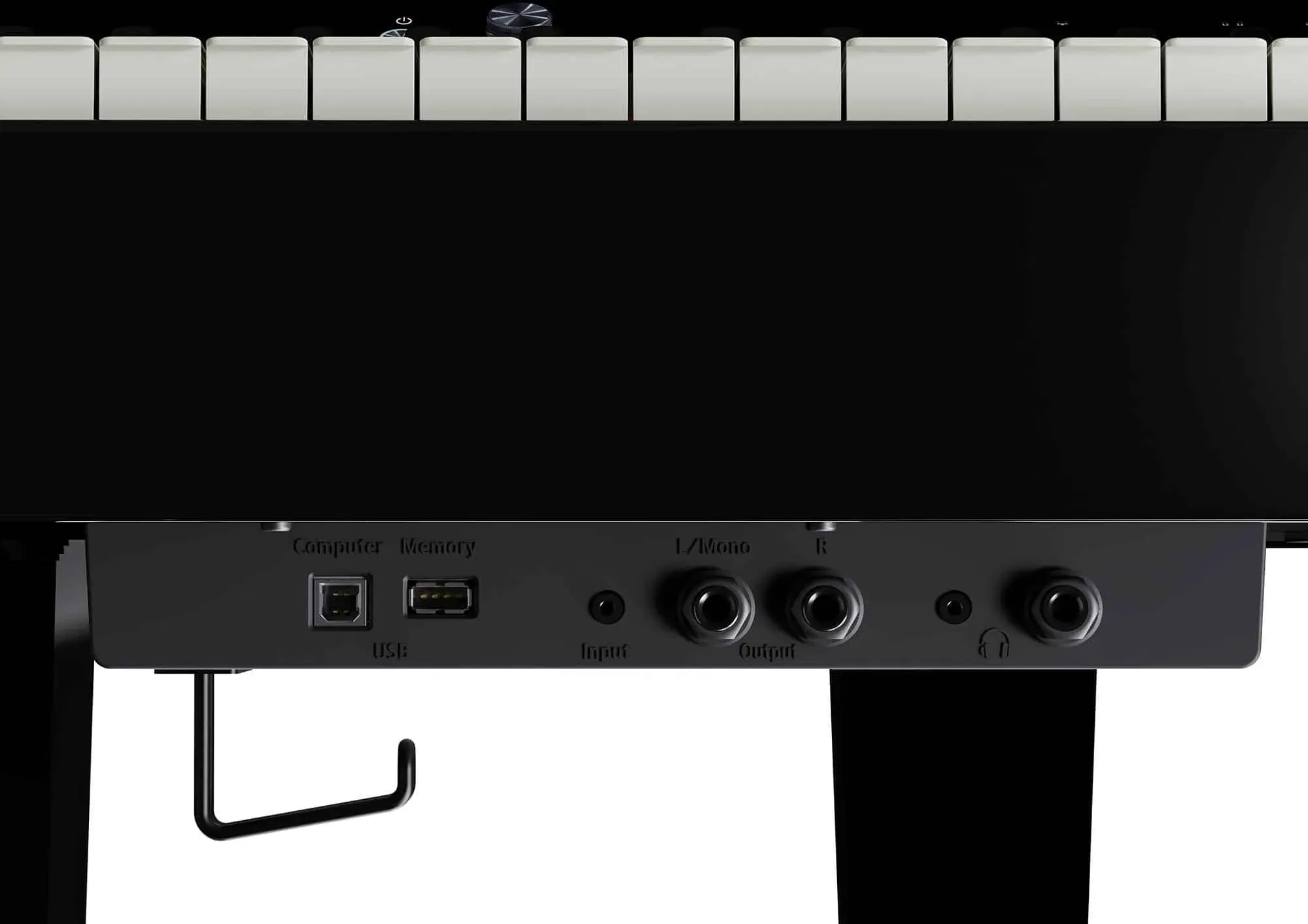 Roland GP-6 Digital Baby Grand Piano - Polished Ebony — view 7