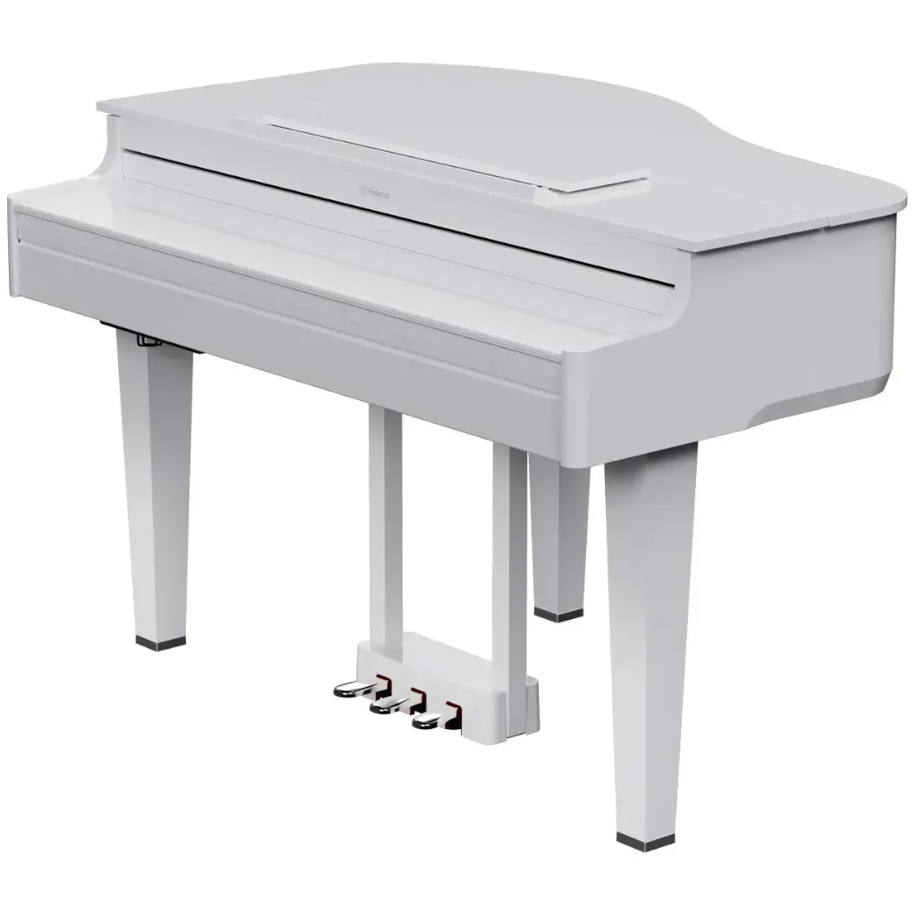 Roland GP-6 Digital Baby Grand Piano - White — view 3