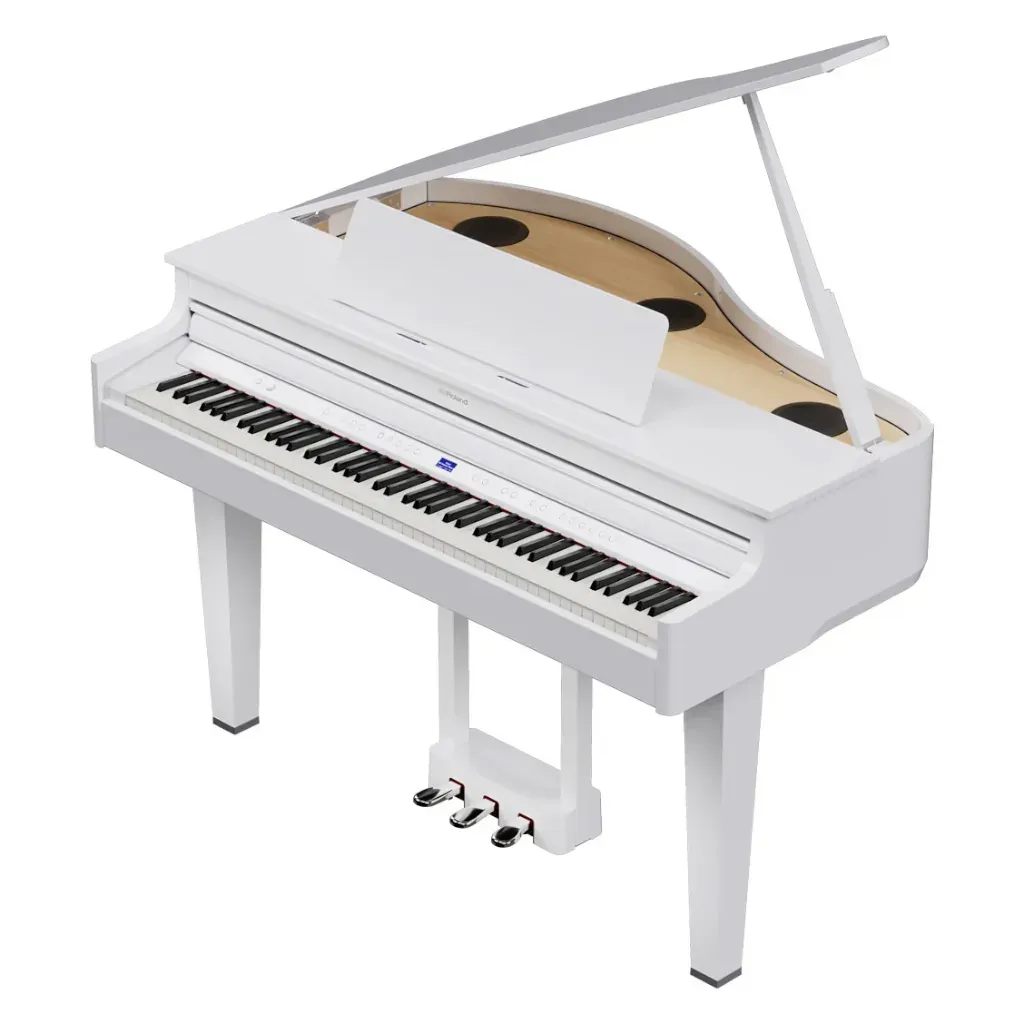 Roland GP-6 Digital Baby Grand Piano - White — view 4