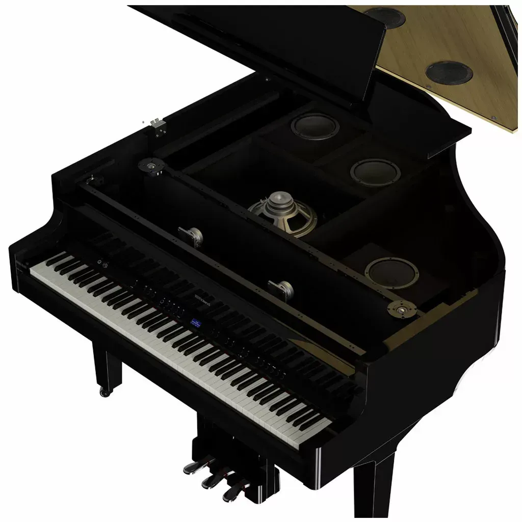 Roland GP-9 Digital Grand Piano - Polished Ebony — view 8