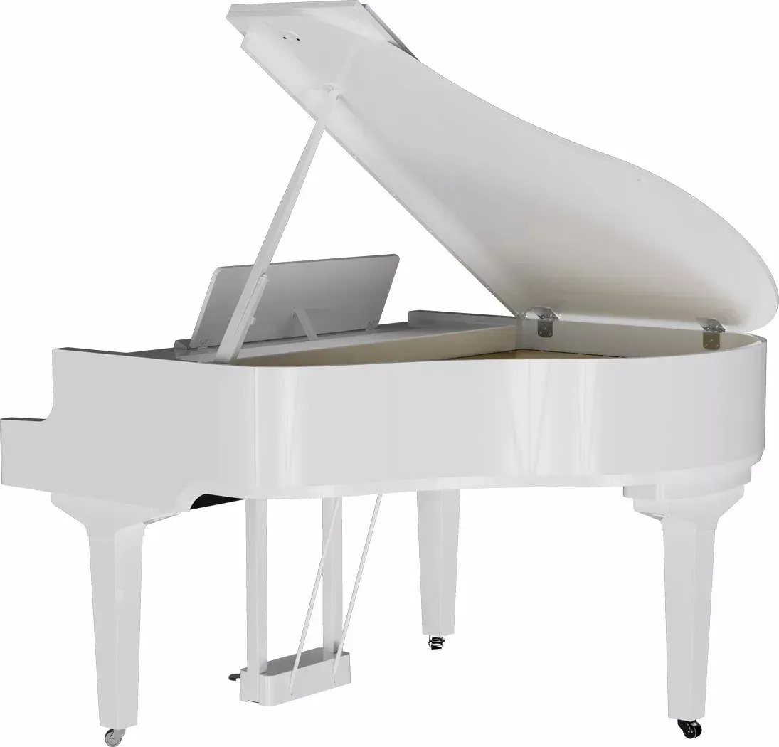 Roland GP-9 Digital Grand Piano - Polished White — view 2