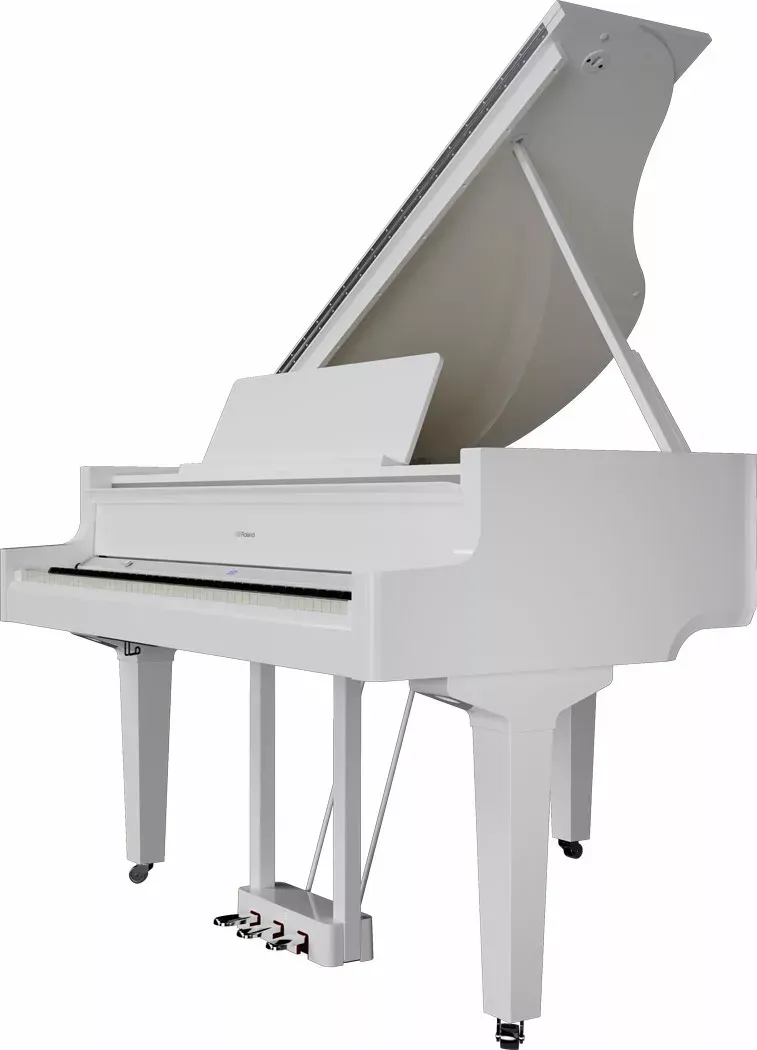Roland GP-9 Digital Grand Piano - Polished White — view 3