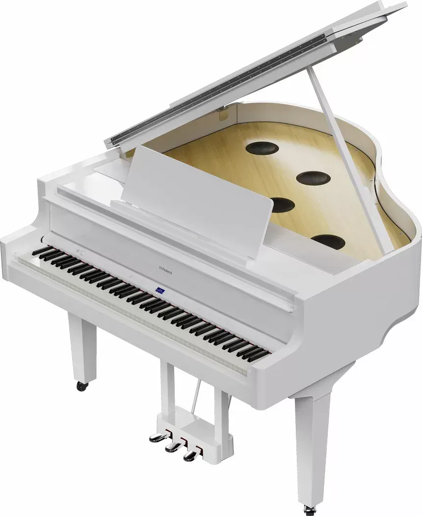 Roland GP-9 Digital Grand Piano - Polished White — view 4