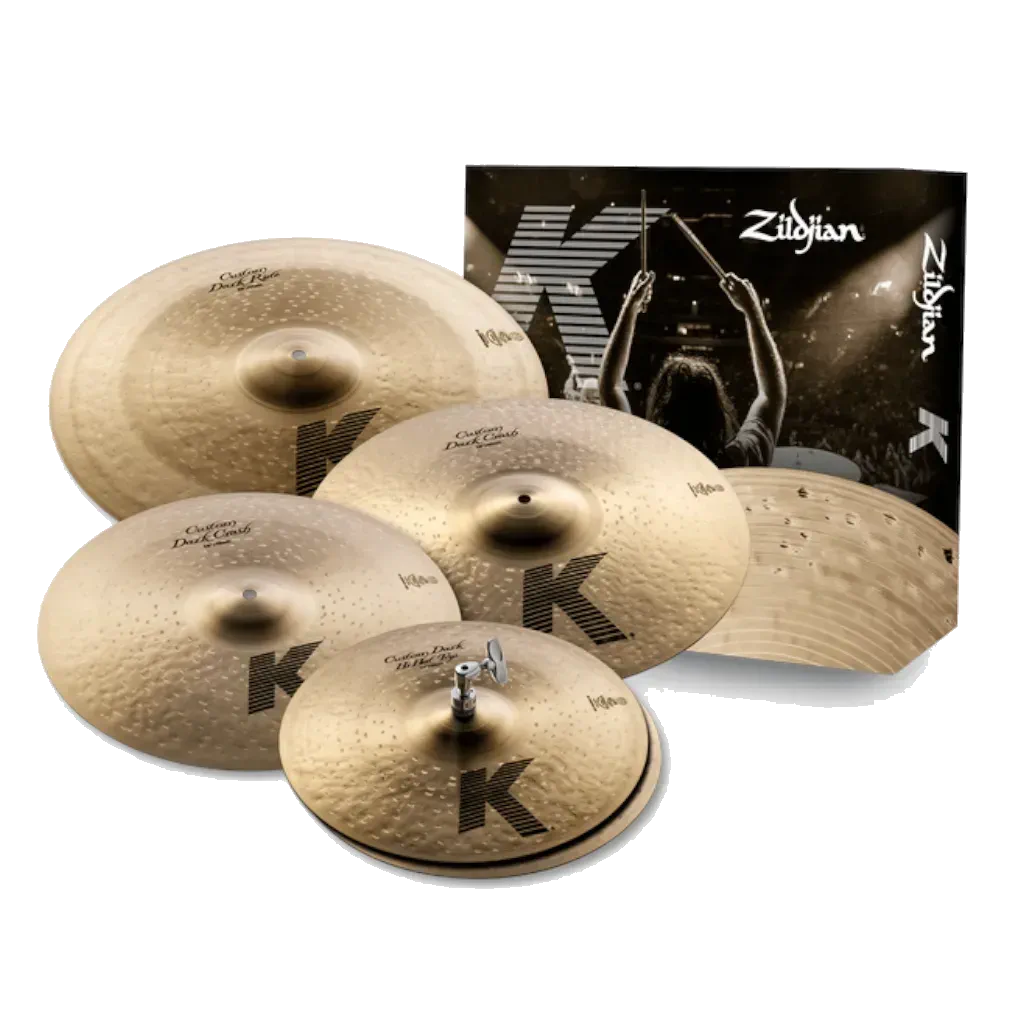 Zildjian K Custom Dark Cymbal Set - 14/16/18/20 inch