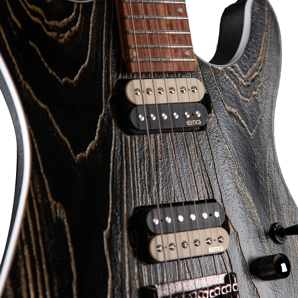 Cort KX300 Etched Electric Guitar – Black Gold — view 3