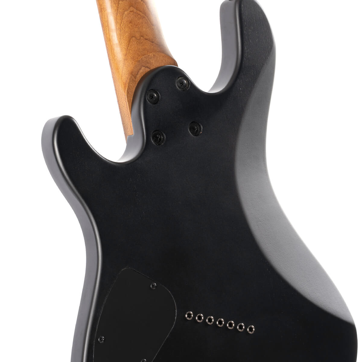 Cort KX307 Multi Scale 7-String Electric Guitar – Open Pore Black — view 3
