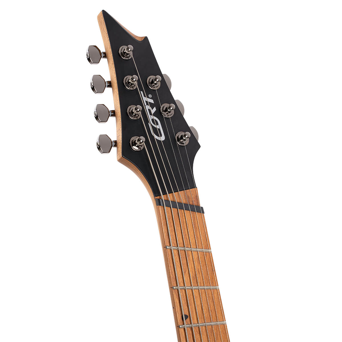 Cort KX307 Multi Scale 7-String Electric Guitar – Open Pore Black — view 5