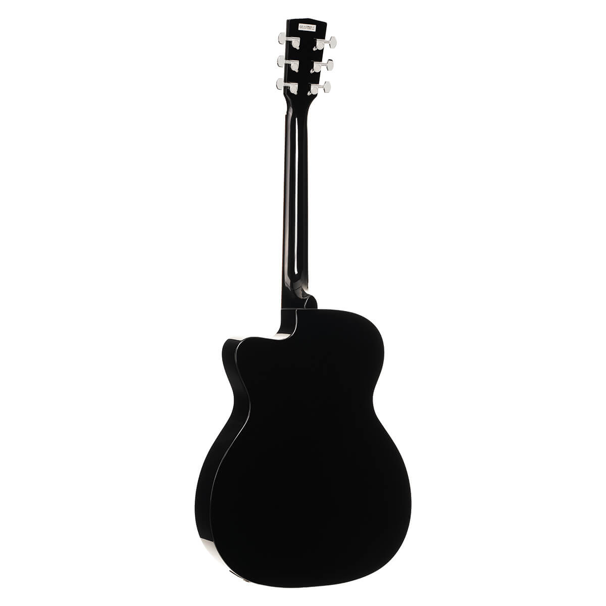 Cort L60CE BK Cutaway Acoustic-Electric Guitar – Black Gloss — view 3