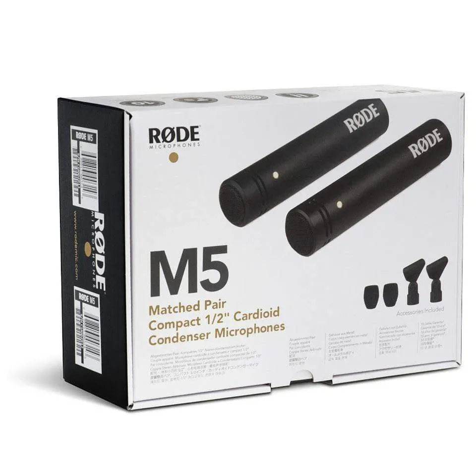 Rode M5 Small-diaphragm Condenser Microphone - Matched Pair — view 2
