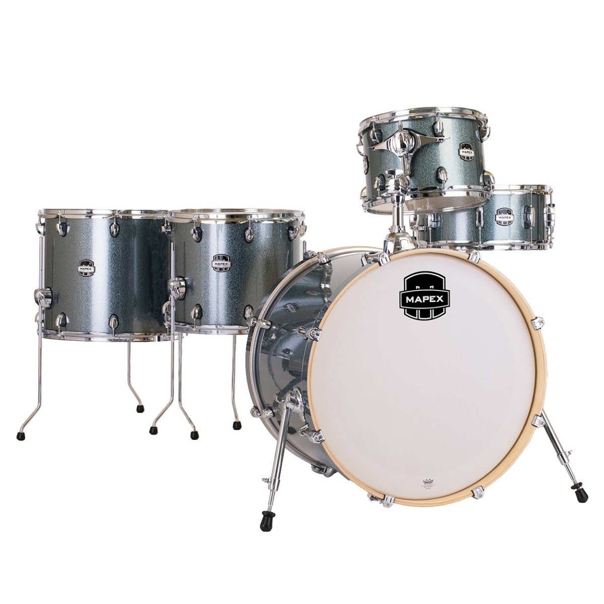 Mapex Mars 5-Piece Crossover Shell Pack (Excludes Hardware and Cymbals) – Twilight Sparkle