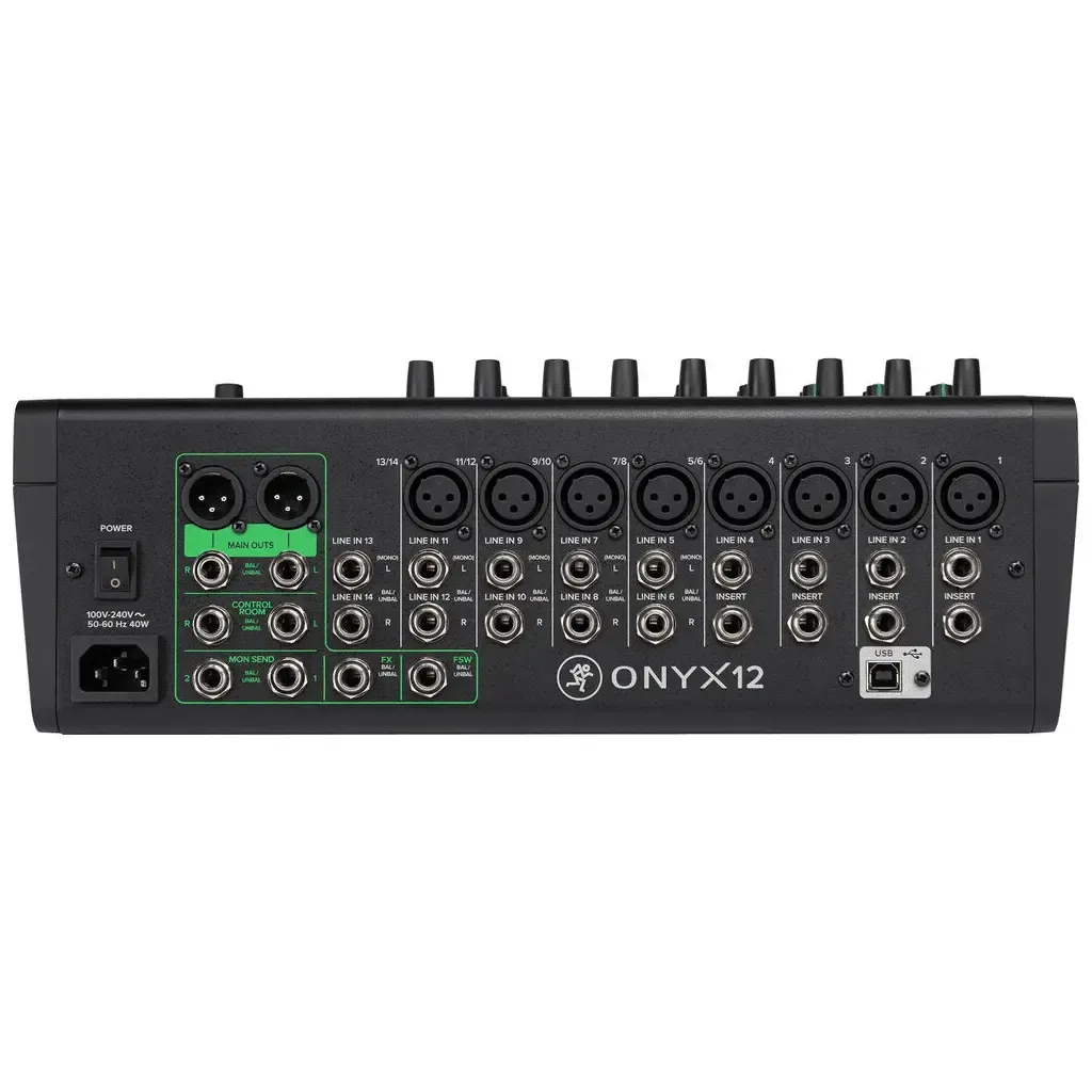 Mackie Onyx12 12-channel Analog Mixer with Multi-Track USB — view 4