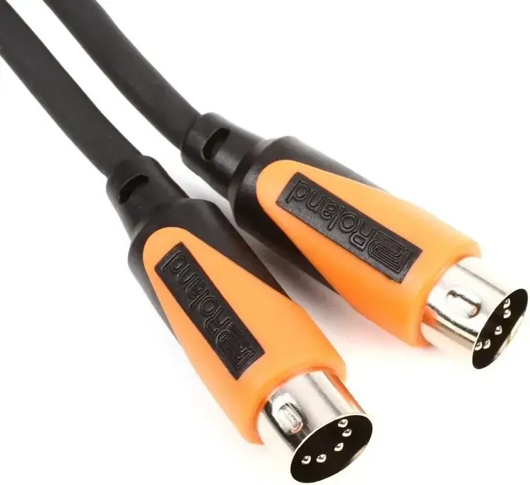 Roland RMIDI-B10 Black Series 5 Pin MIDI Cable - 10 foot