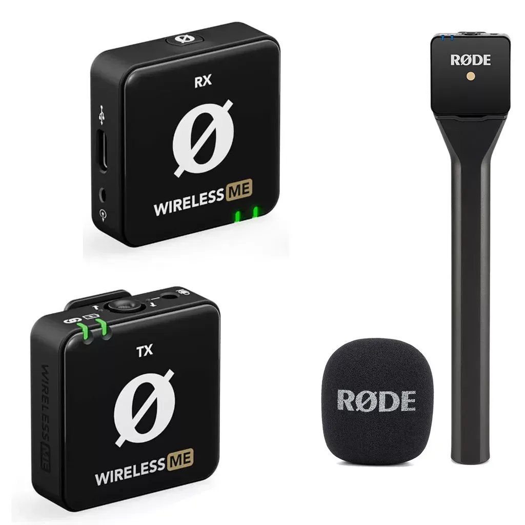 RØDE Wireless ME – Compact Wireless Microphone System + FREE Rode Interview GO