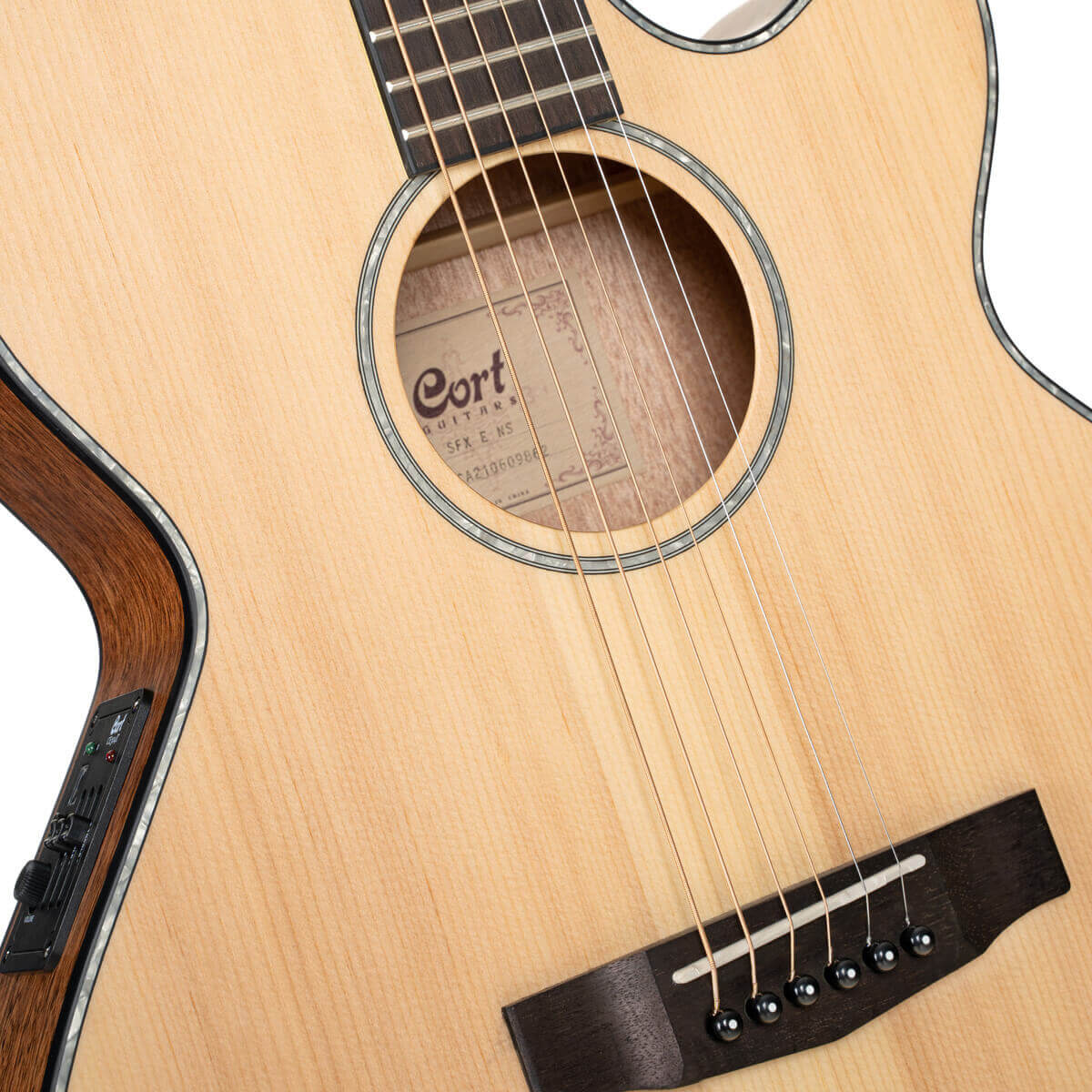 Cort SFX-E Acoustic-Electric Guitar – Natural — view 4