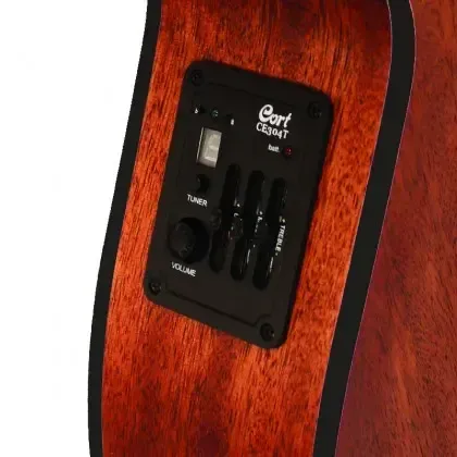 Cort SFX-MEM Acoustic-Electric Guitar – Natural Mahogany — view 3