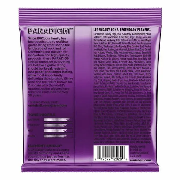 Ernie Ball Power Slinky Paradigm Electric Guitar Strings - .011-.048 — view 2