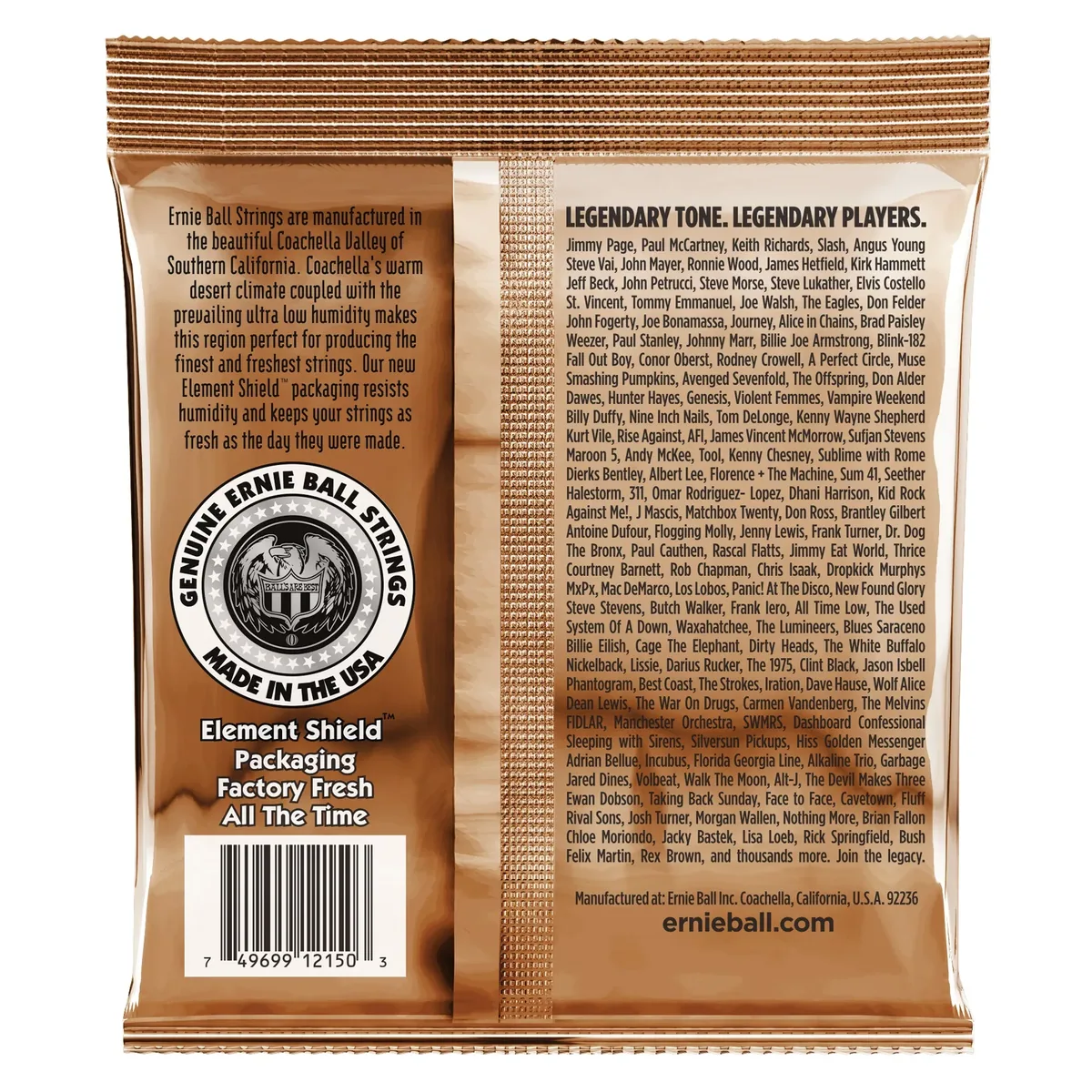 ERNIE BALL ACOUSTIC PHOSPHOR BRONZE — view 2