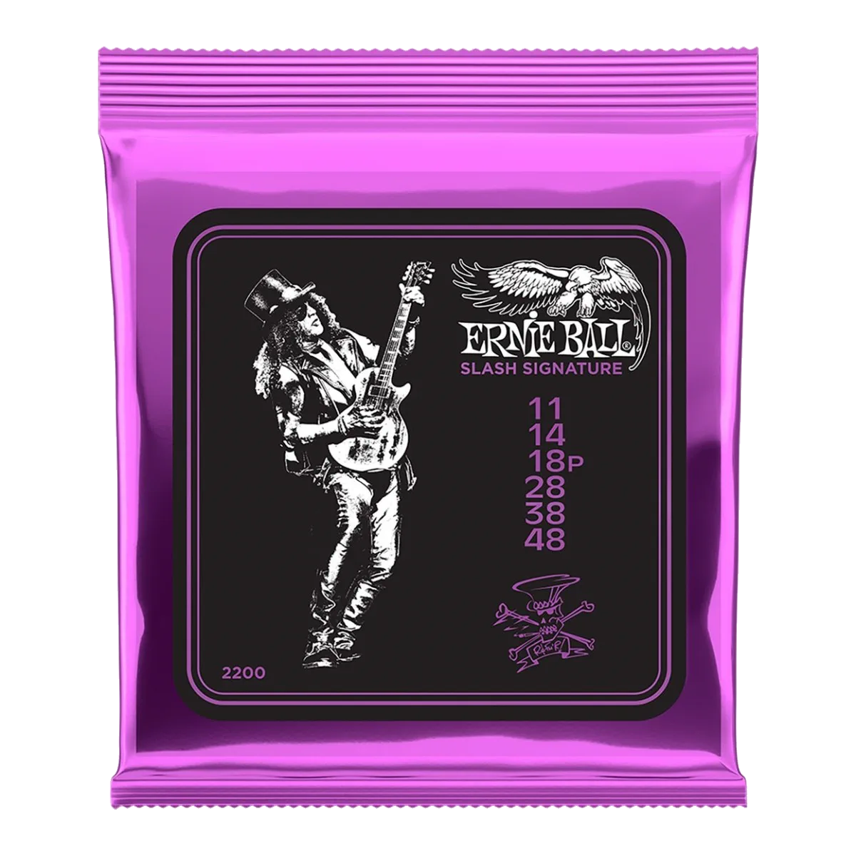 Ernie Ball 2200 Slash Signature Electric Guitar Strings – .011-.048 Power Slinky — view 1