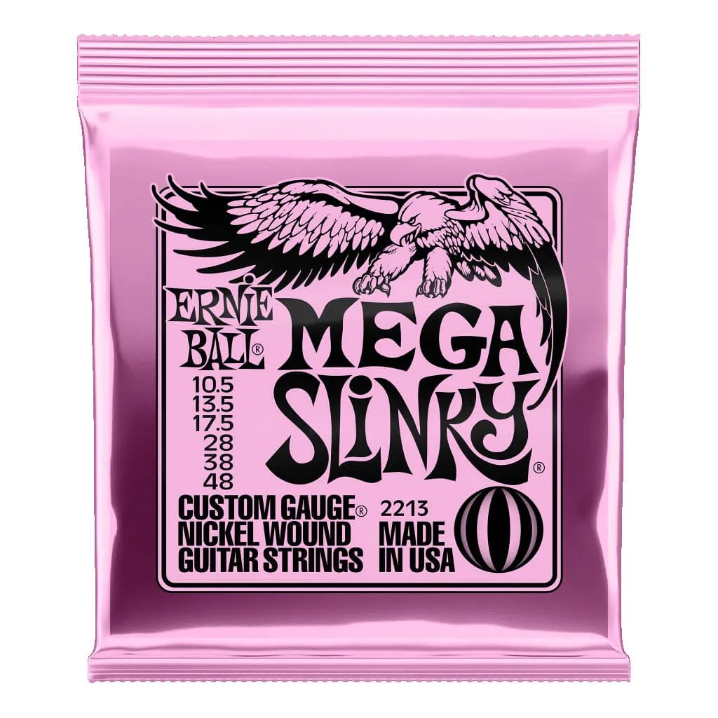 Ernie Ball Mega Slinky Electric Guitar Strings – (10.5-48)