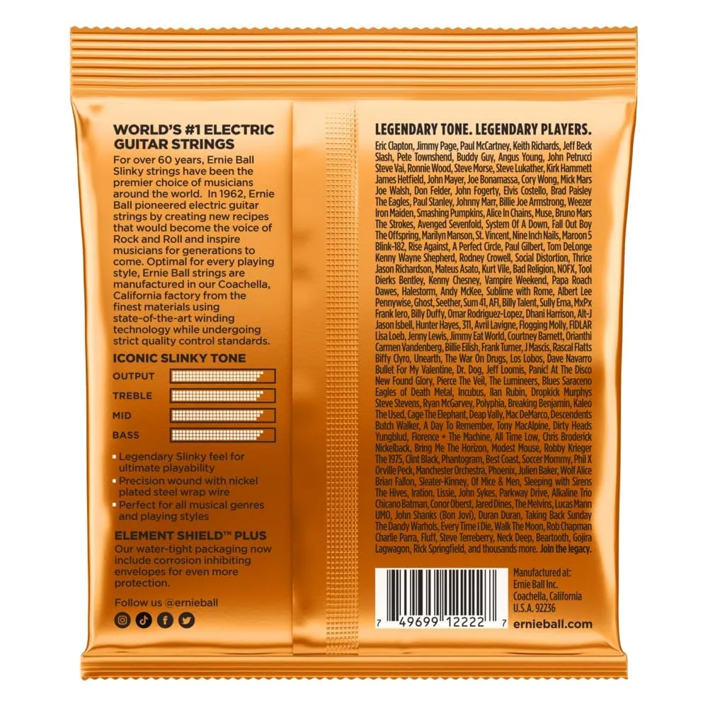 ERNIEBALL STRINGS  HYBRID SLINKY — view 2