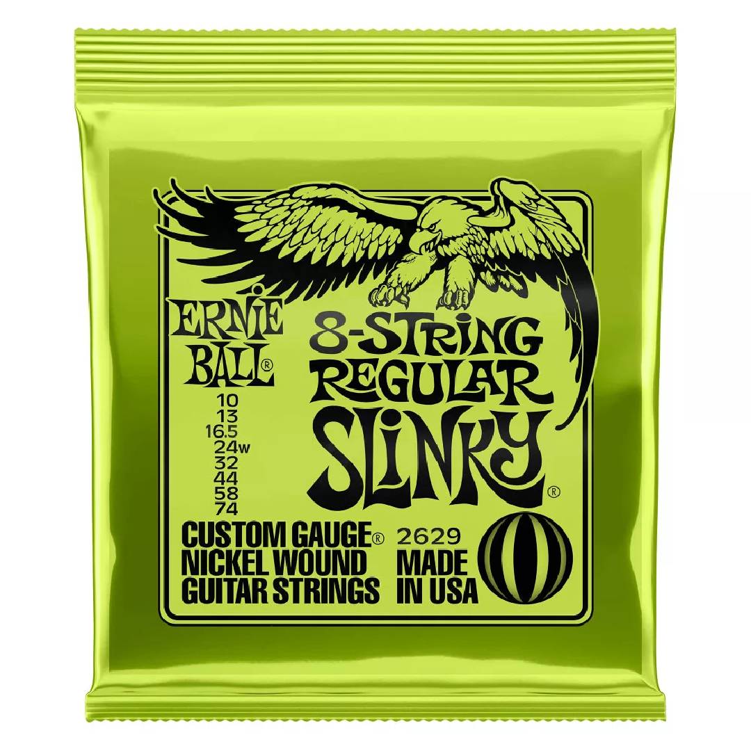 Ernie Ball Regular Slinky 8-String Nickel Wound Electric Guitar Strings — view 1