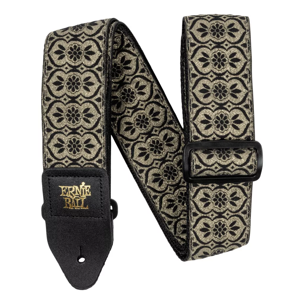Ernie Ball Classic Jacquard Guitar Strap – Golden Garden
