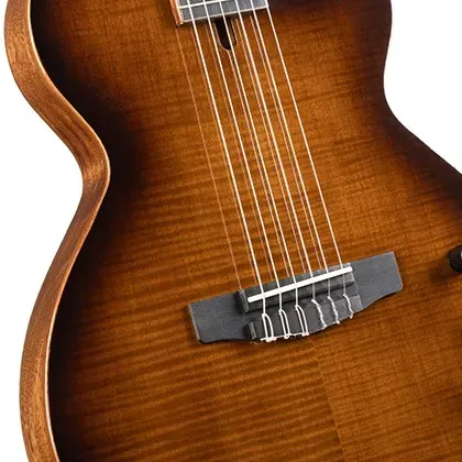 Cort Sunset Nylectric Deluxe Guitar - Tobacco Sunburst — view 3