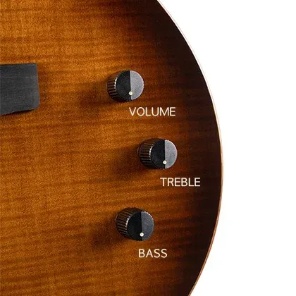 Cort Sunset Nylectric Deluxe Guitar - Tobacco Sunburst — view 4