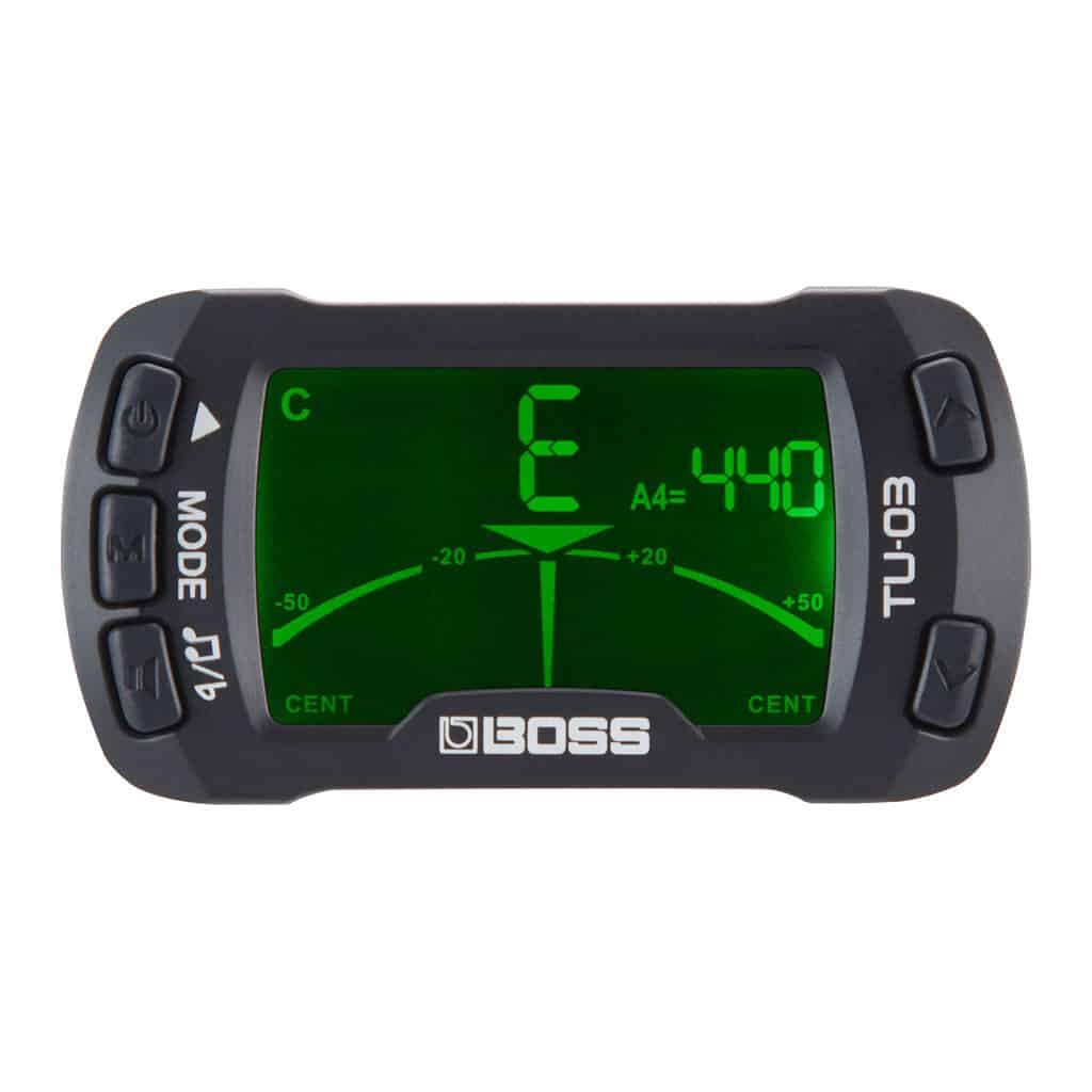 BOSS TU-03 Clip-On Tuner & Metronome