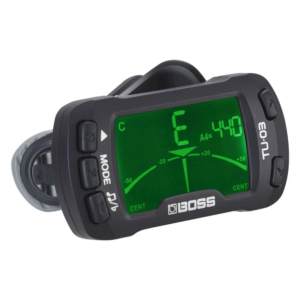 BOSS TU-03 Clip-On Tuner & Metronome — view 2