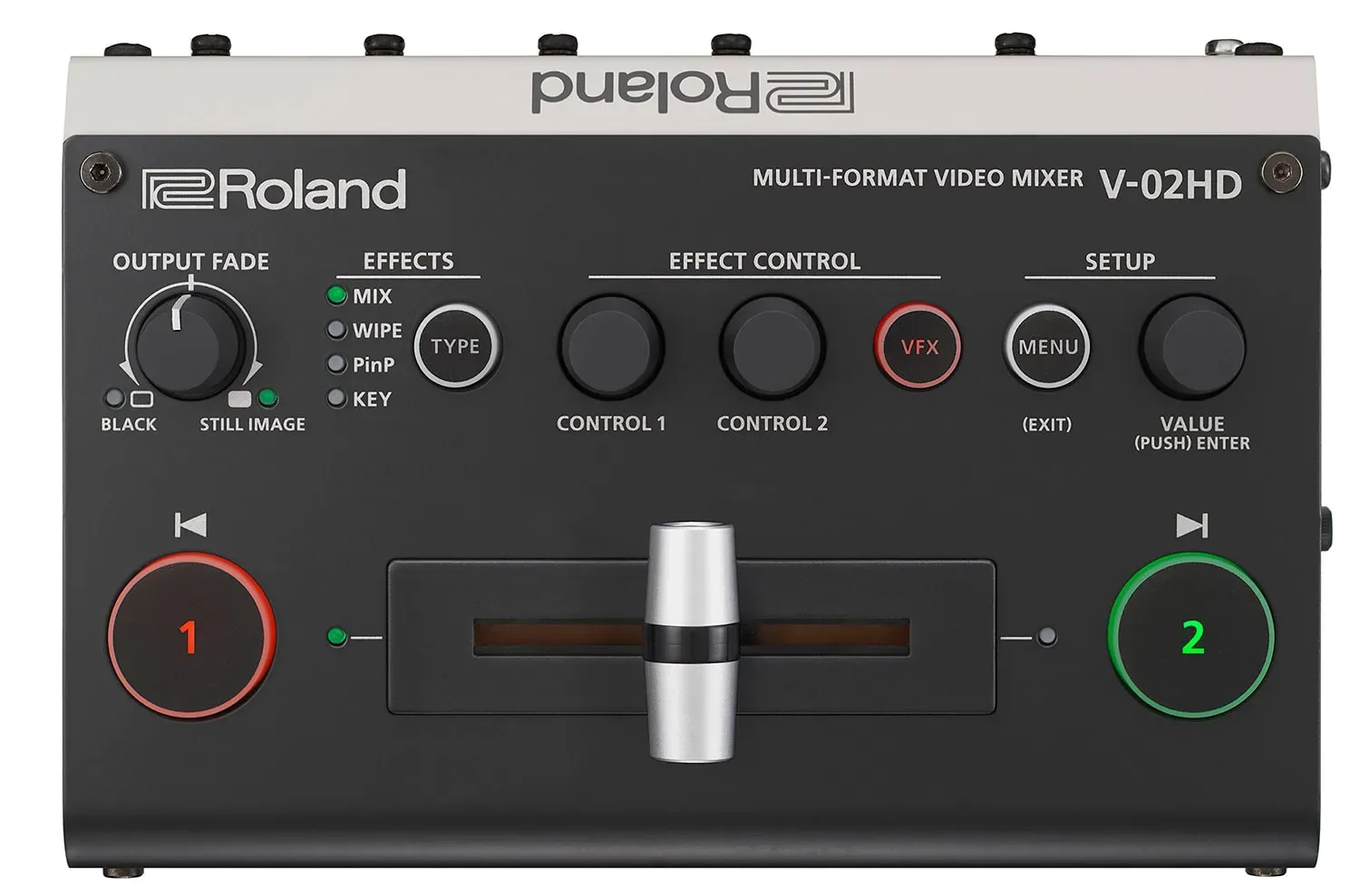 Roland V-02HD MK II Multi-Format Video Mixer with Streaming — view 2