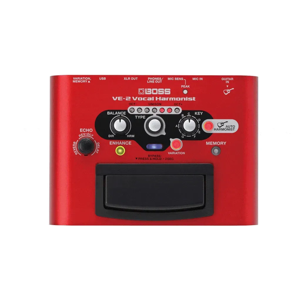 Boss VE-2 Vocal Harmonist Effects Pedal — view 2