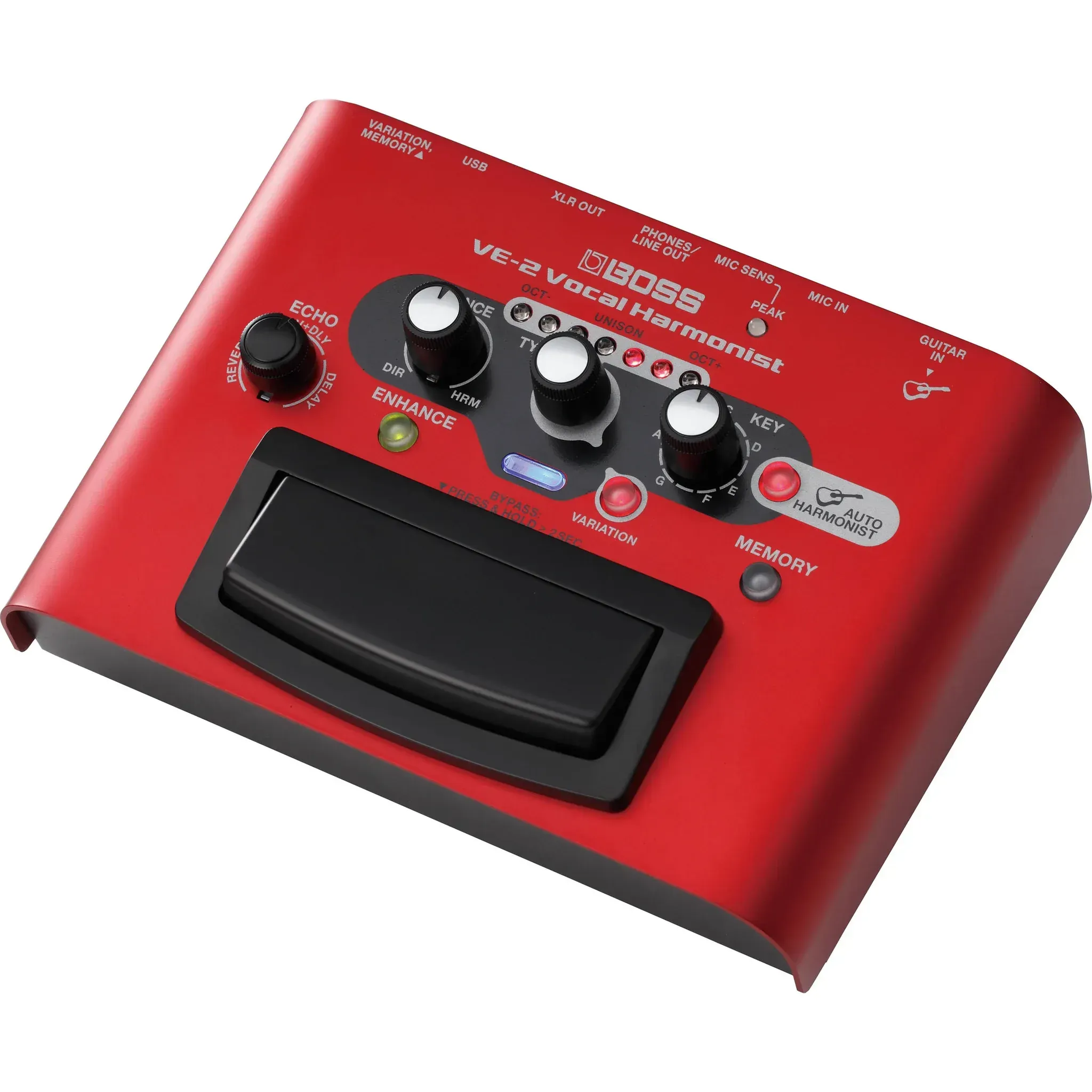 Boss VE-2 Vocal Harmonist Effects Pedal — view 3