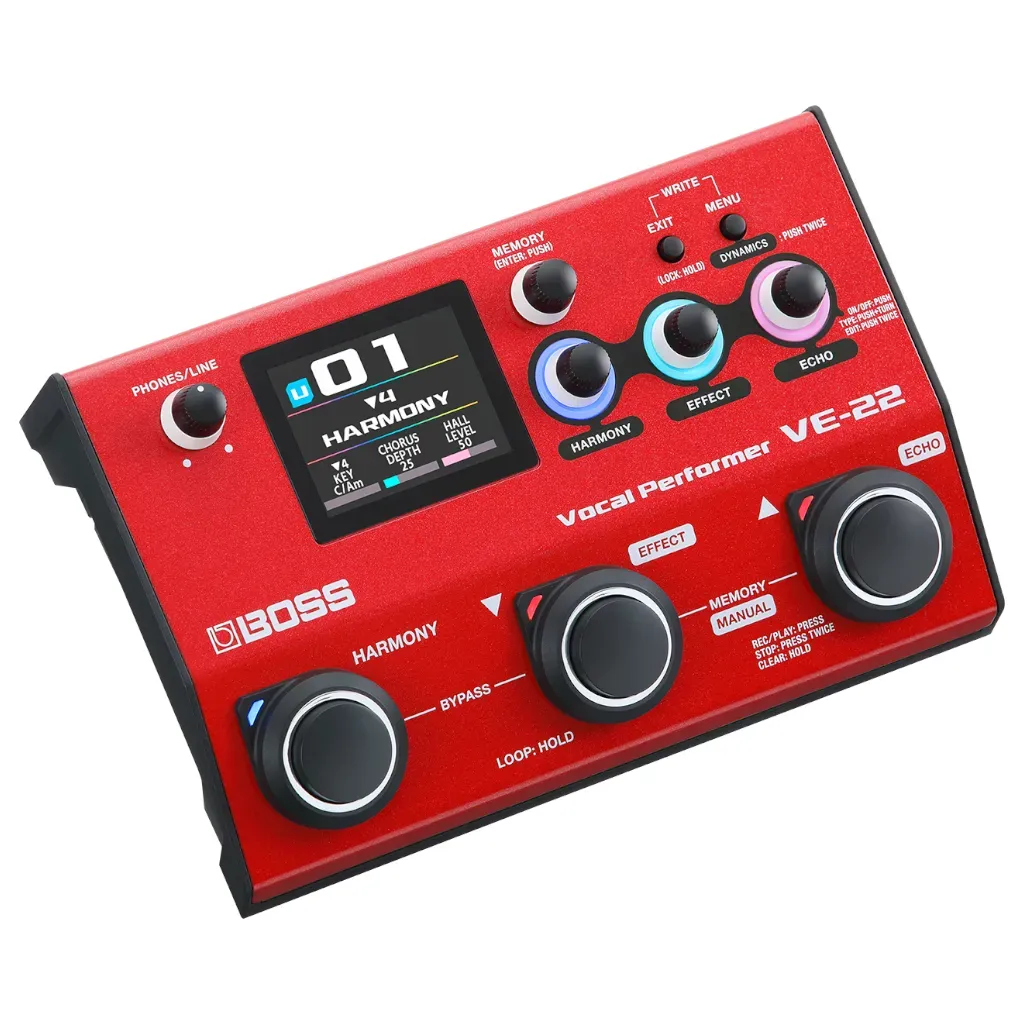 Boss VE-22 Vocal Effects and Looper Pedal — view 2