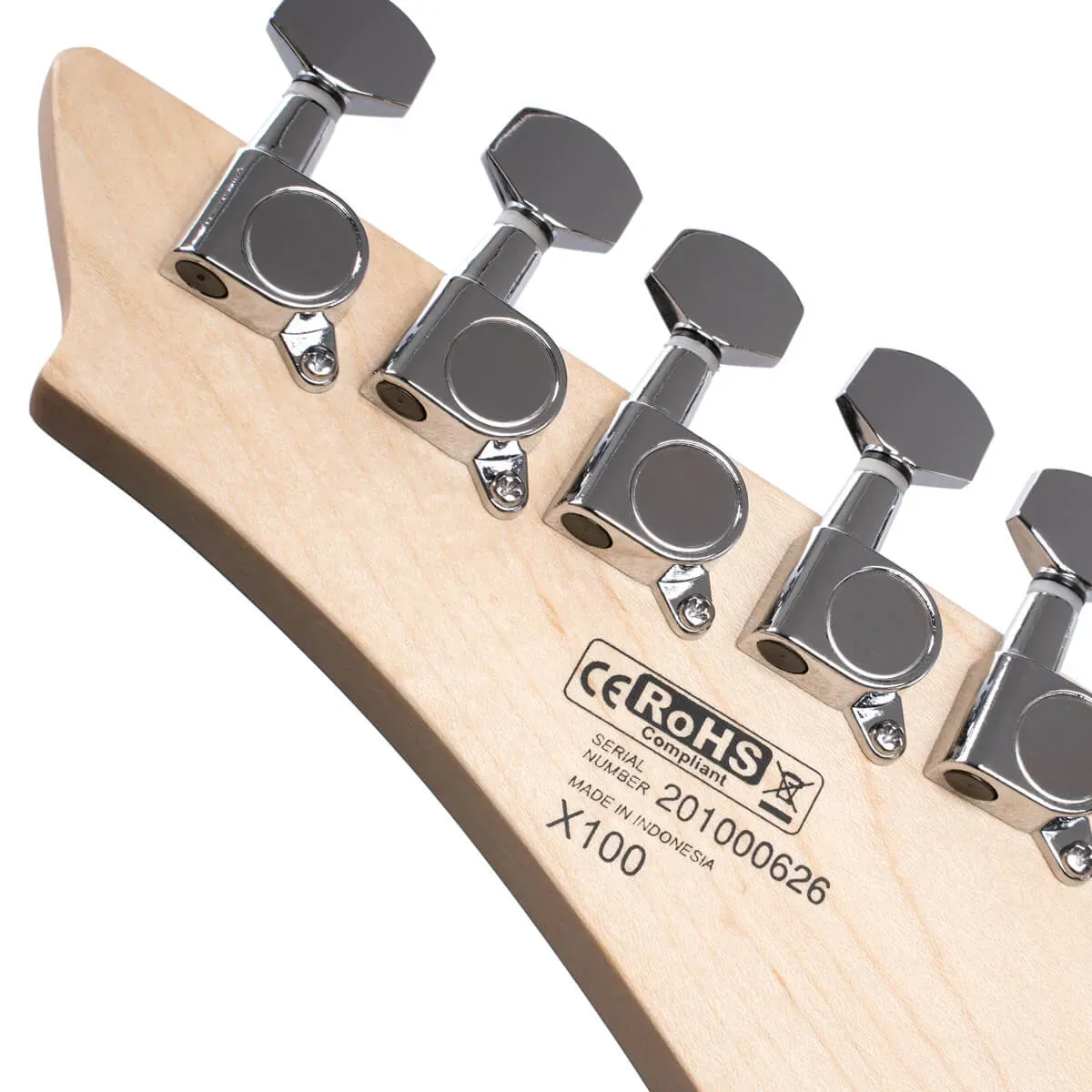 Cort X100 Electric Guitar – Open Pore Black Cherry — view 8