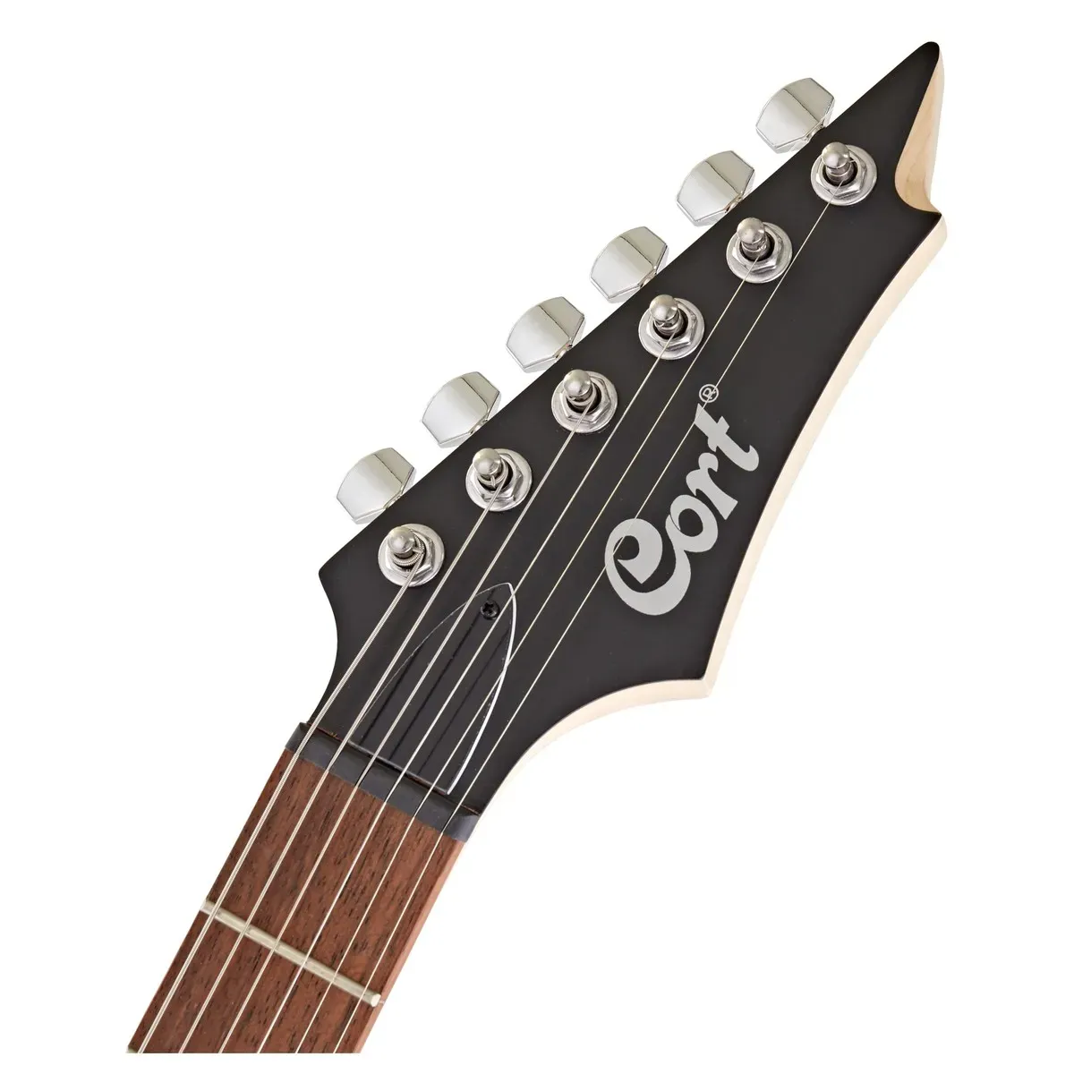 Cort X100 Electric Guitar – Open Pore Black Cherry — view 9