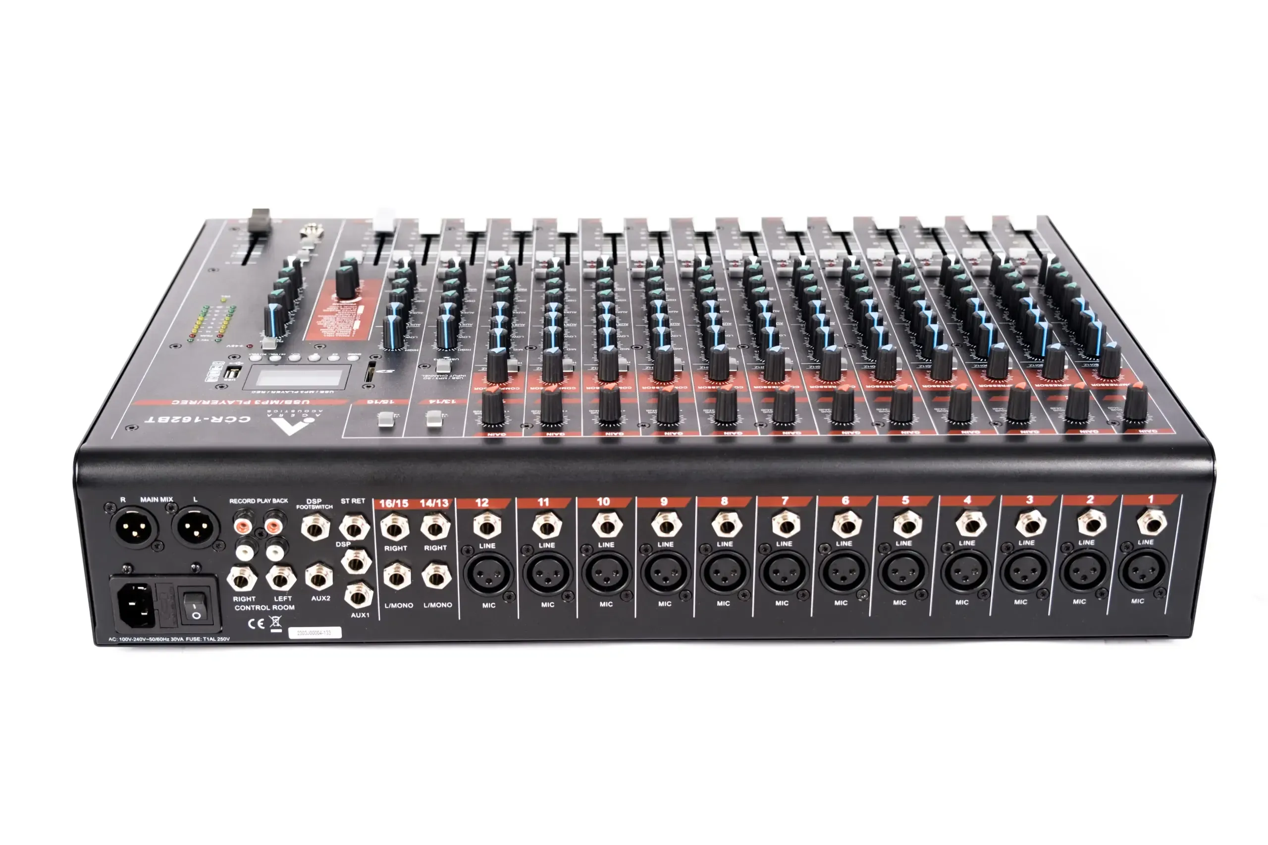 Agera Acoustics CCR-162BT – 16 Channel Analog Mixer — view 2