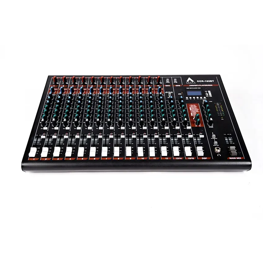 Agera Acoustic CCR-162BT – 16 Channel Analog Mixer — view 1