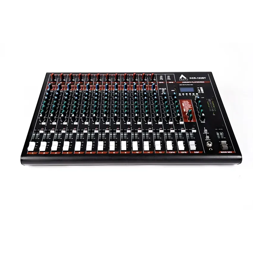 Agera Acoustic CCR-162BT – 16 Channel Analog Mixer — view 2